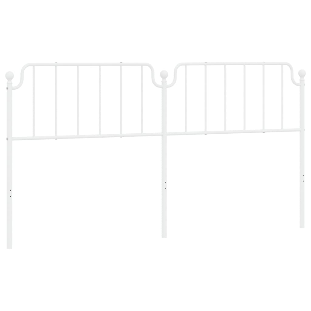 Ersatz-Kopfteil Metall Schwarz 135 cm