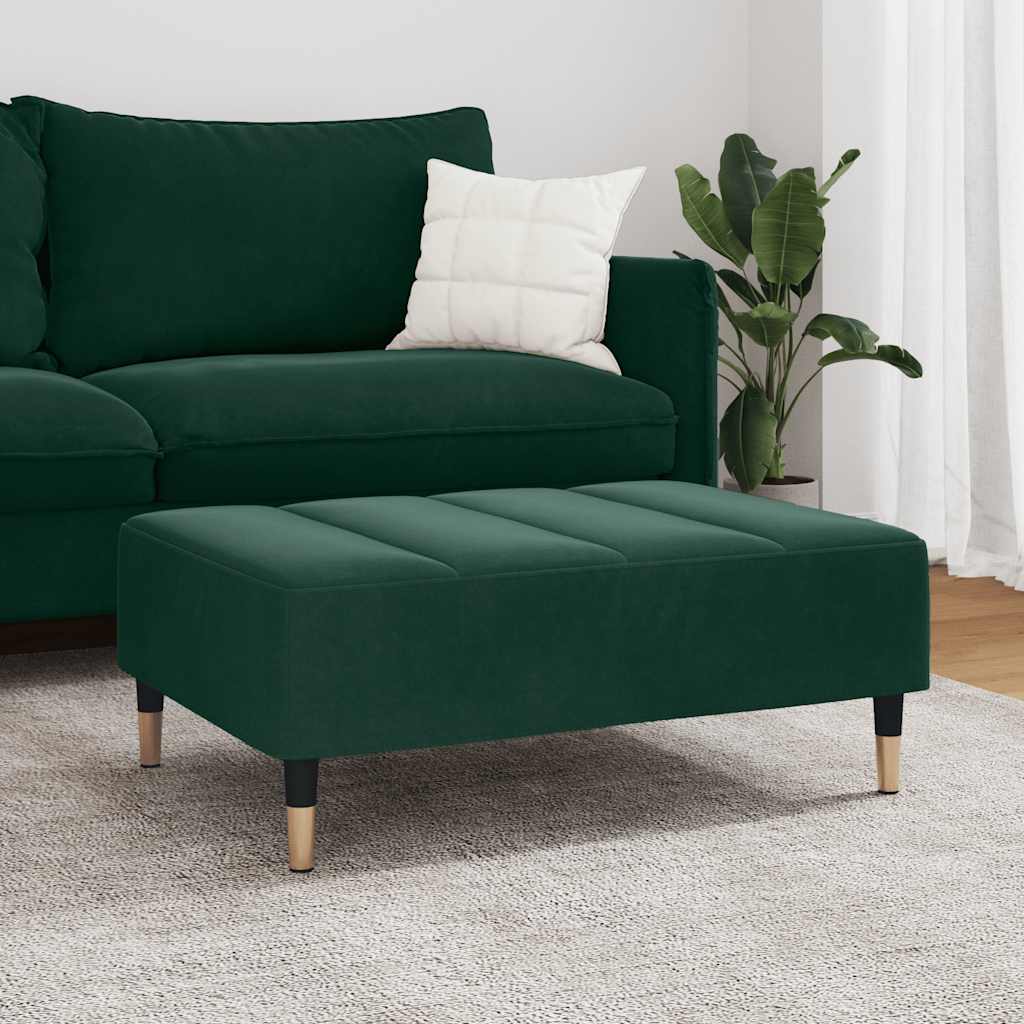 Fußhocker Hellgrau 77x55x31 cm Samt