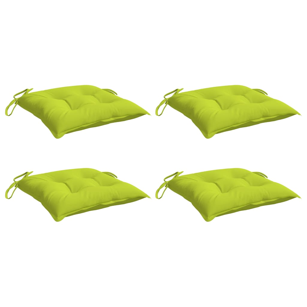 Stuhlkissen 4 Stk. Hellblau 40x40x7 cm Oxford-Gewebe
