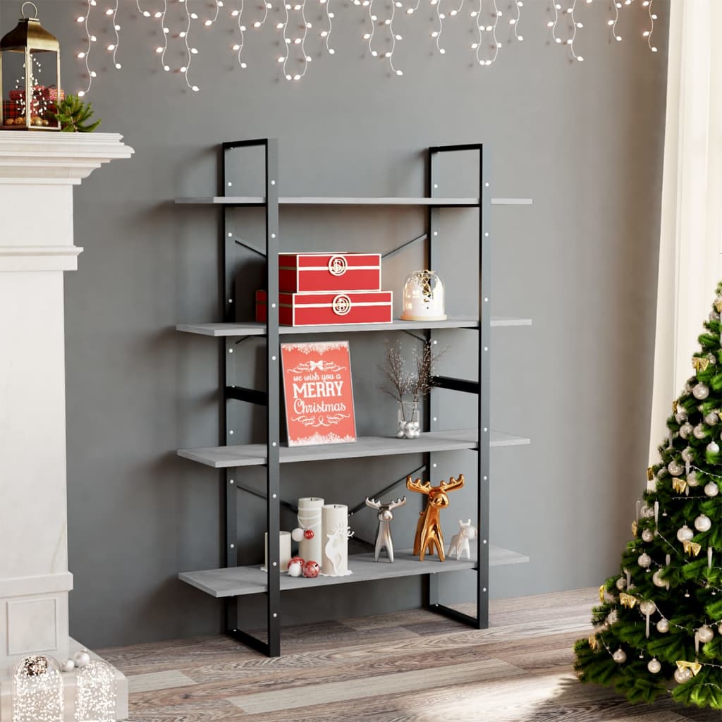 Bücherregal 2 Fächer Weiß 100x30x70 cm Holzwerkstoff