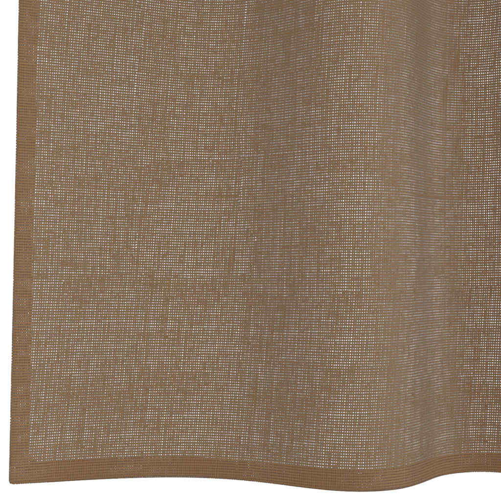 Voile Vorhänge mit Ösen 2 Stk. Apfelgrün 140x140 cm