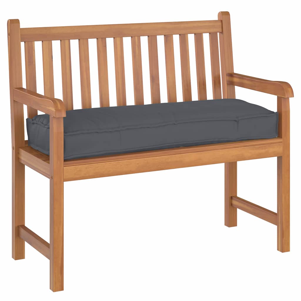Kissen Anthrazit 110 x 40 x 8 cm Oxford-Stoff