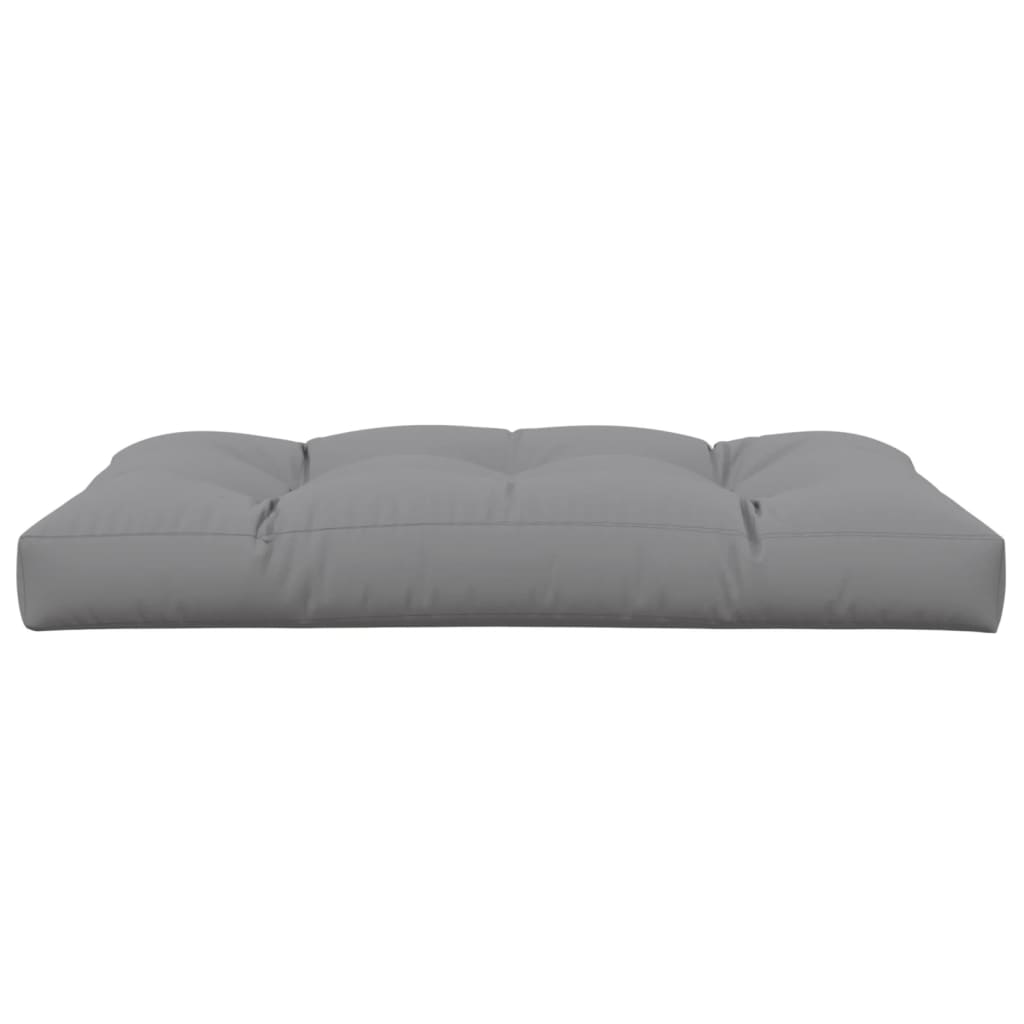 Palettenkissen Anthrazit 50x50x12 cm Stoff