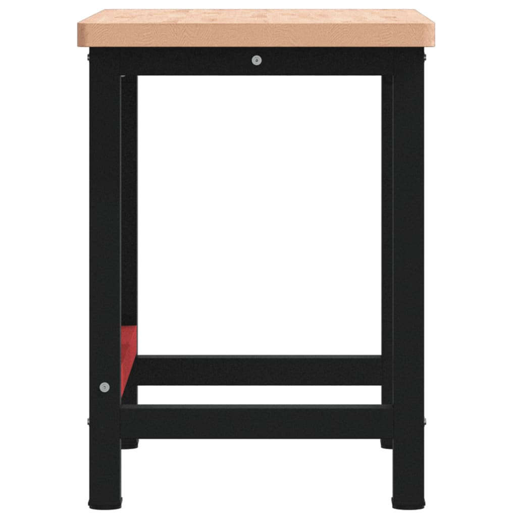 Werkbank 100x60x81,5 cm Massivholz Buche Rechteckig