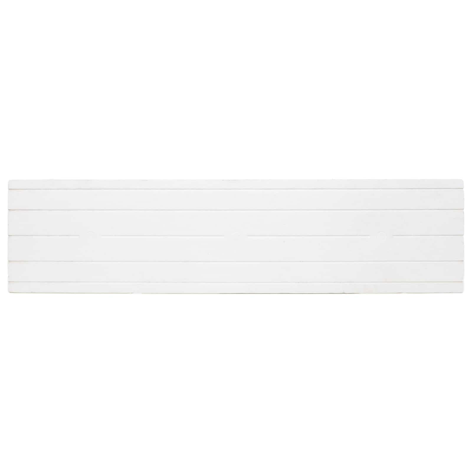 Wandpaneele 10 pcs Hellgrau 100 x 25 cm EPS-Schaum