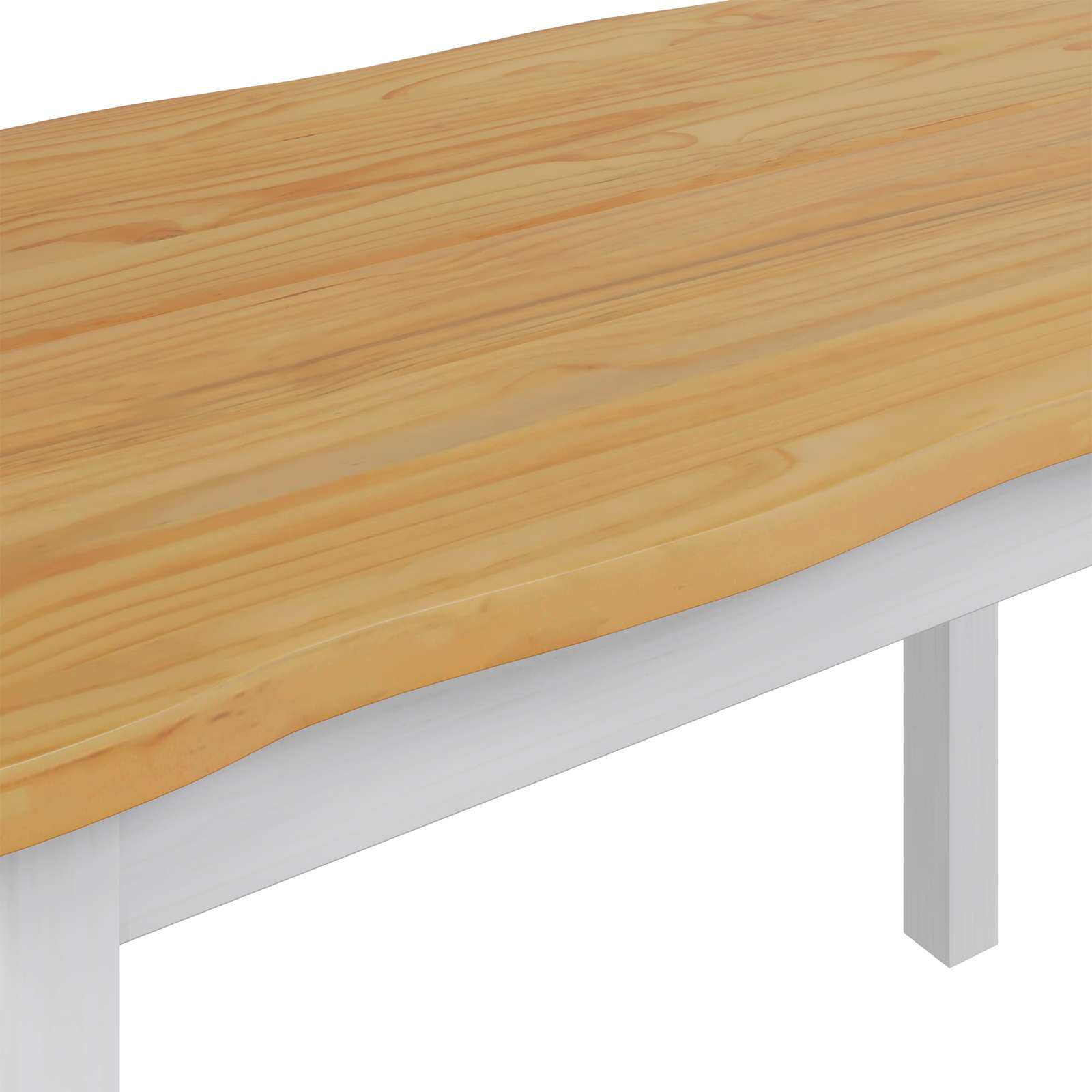 Esstisch EKAI Schwarz 112 x 70 x 76,5 cm Massives Kiefernholz