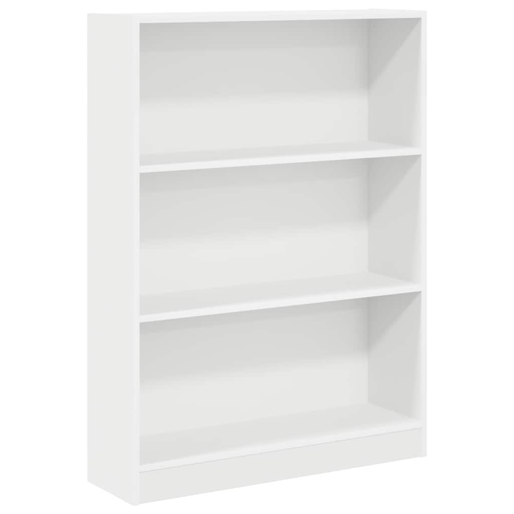 Bücherregal Weiß 40x24x75 cm Holzwerkstoff