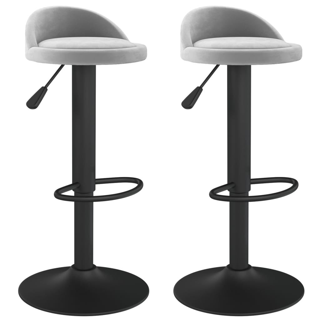 Barhocker Dunkelgrün Samt