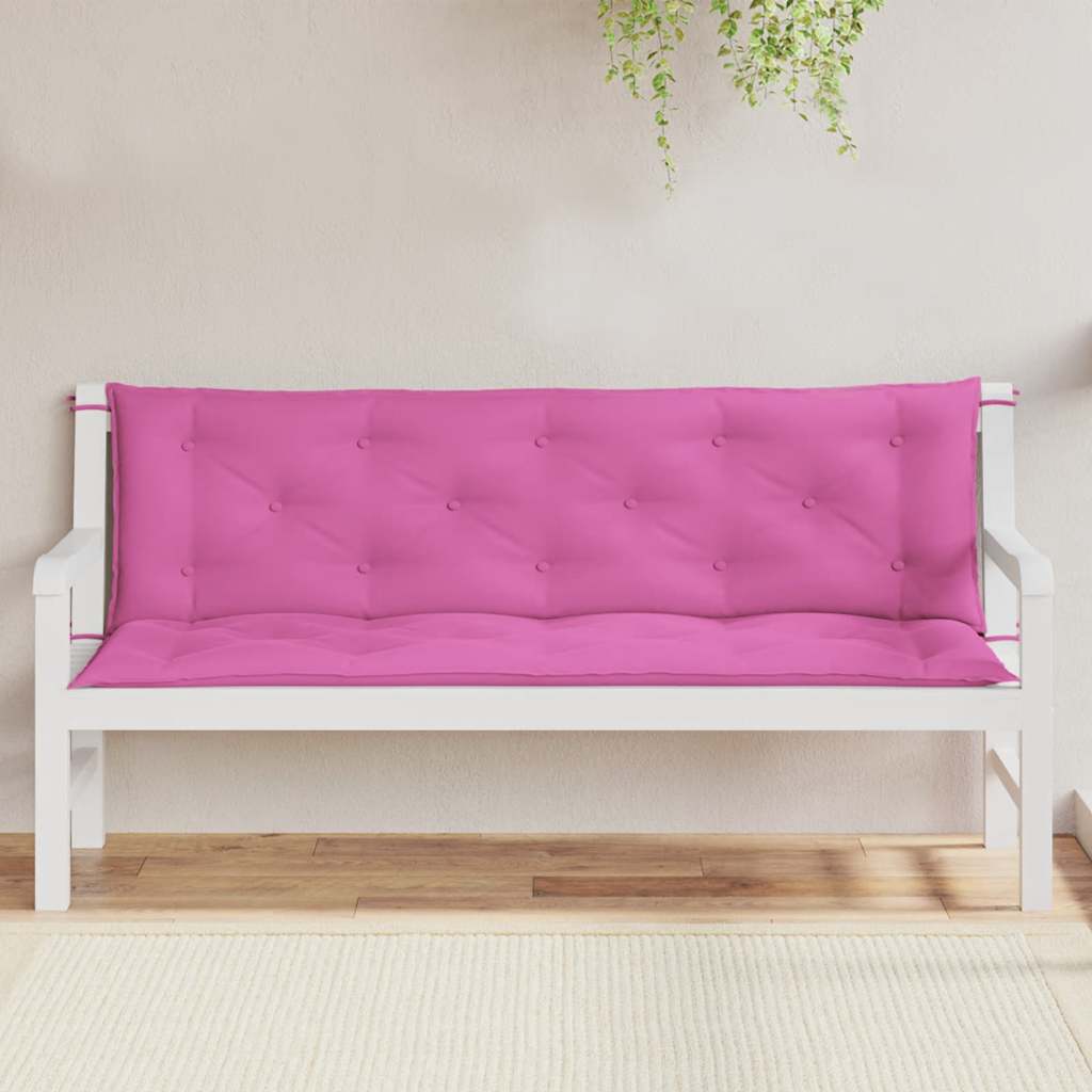 Gartenbank-Auflage Anthrazit 100x(50+50)x7 cm Oxford-Gewebe