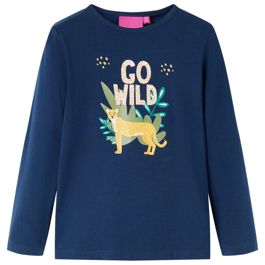 Kinder-Langarmshirt Hellrosa 128