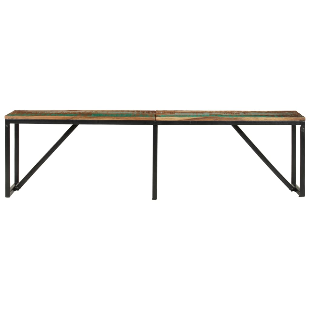 Sitzbank Massivholz 110x35x45 cm