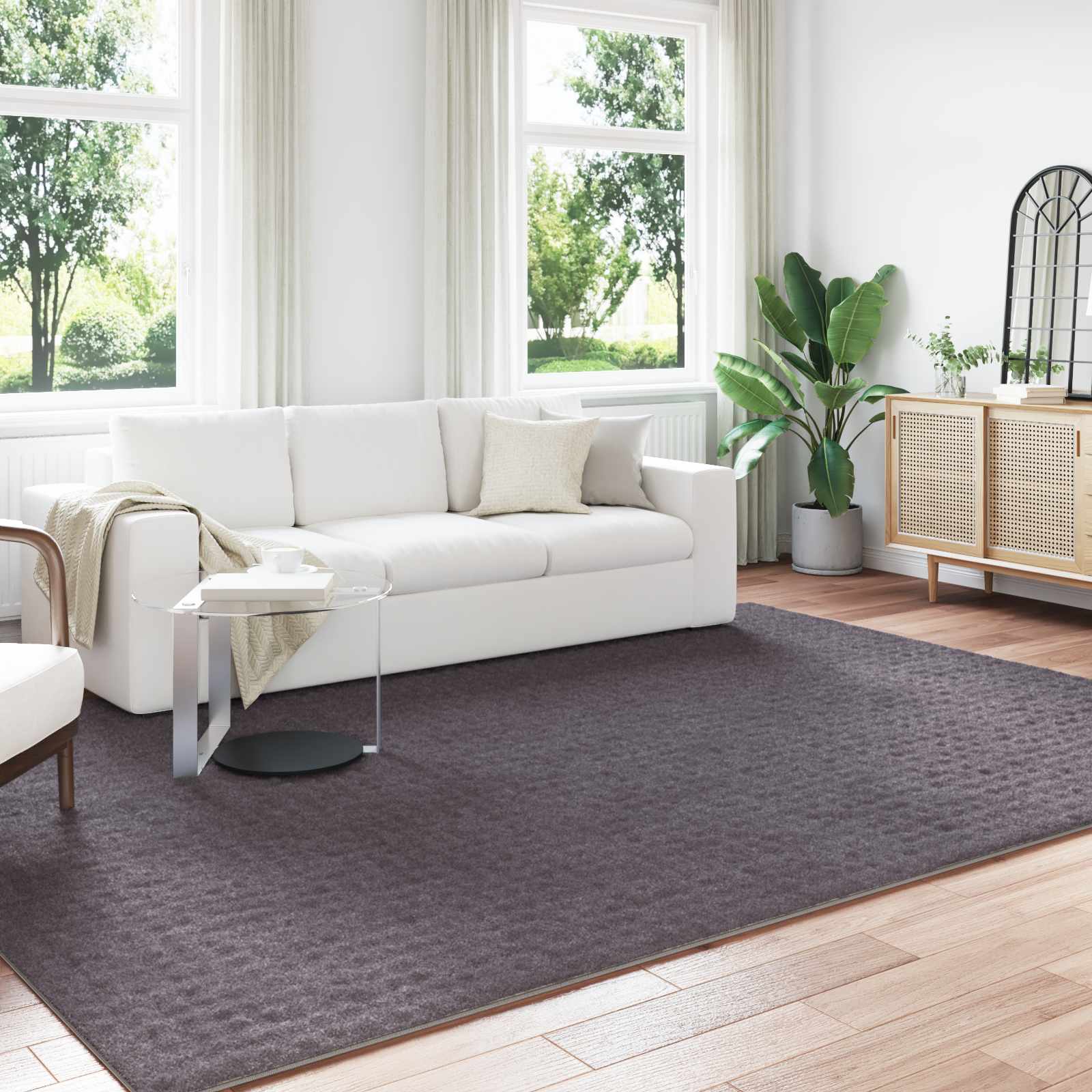 Bereichsteppiche Rechtwinklig SIROLO Creme 150 x 80 cm