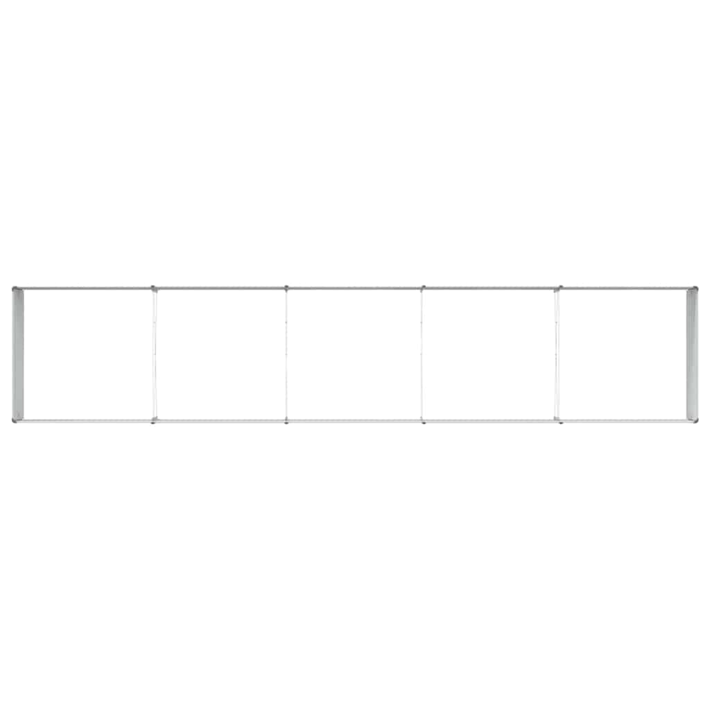 Hochbeet Hellbraun 100 x 100 x 77 cm Verzinkter Stahl