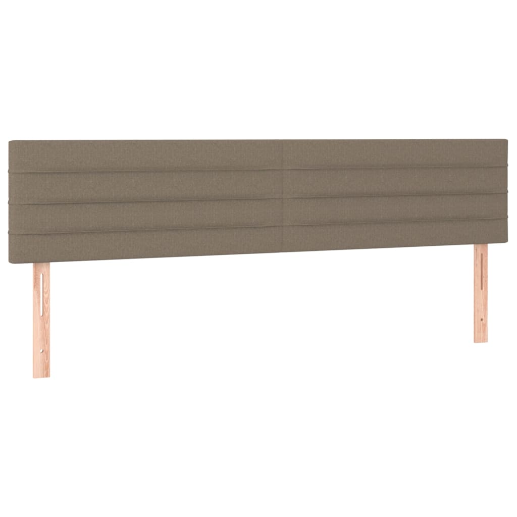 Kopfteil Hellgrau 80x5x118/128 cm Stoff