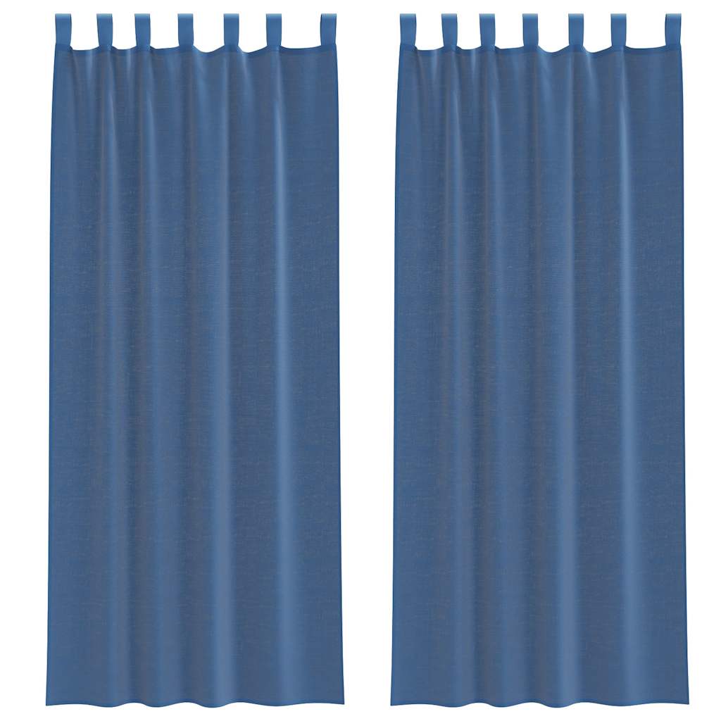 Voile Vorhänge mit Ösen 2 Stk. Apfelgrün 140x140 cm