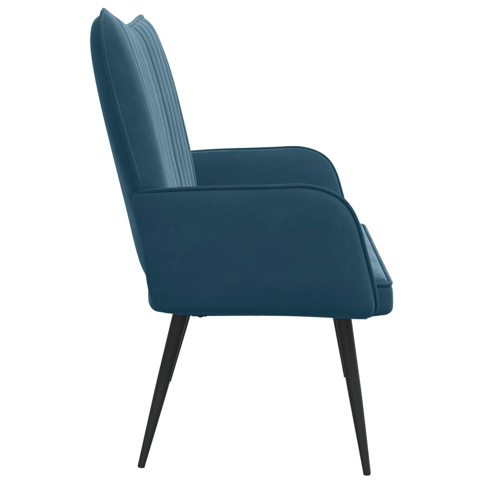 2-Sitzer Sofa Hellgrau 115 x 61 x 87 cm Samt (V)