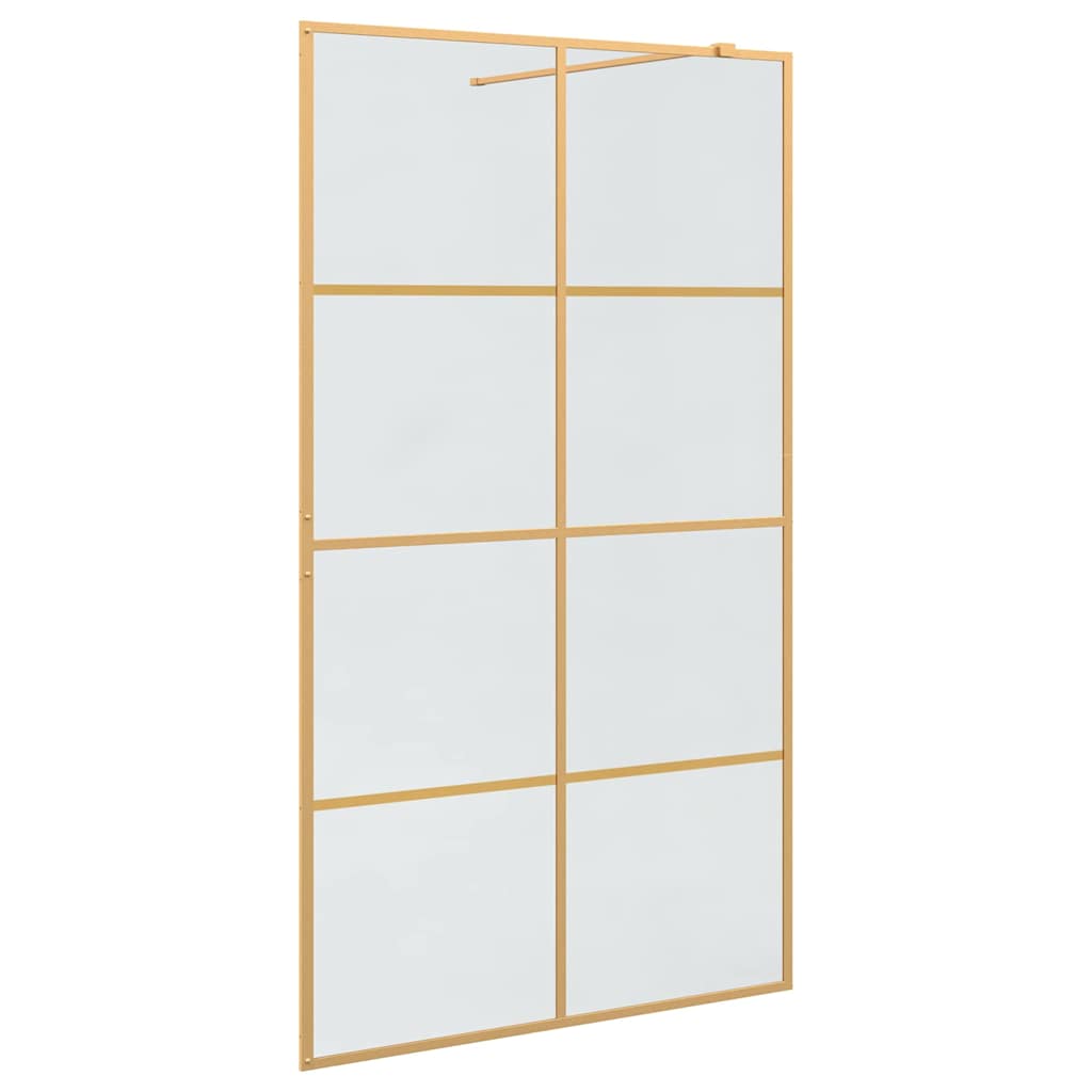 Duschwand für Begehbare Dusche mit Klarem ESG Glas 80x195 cm