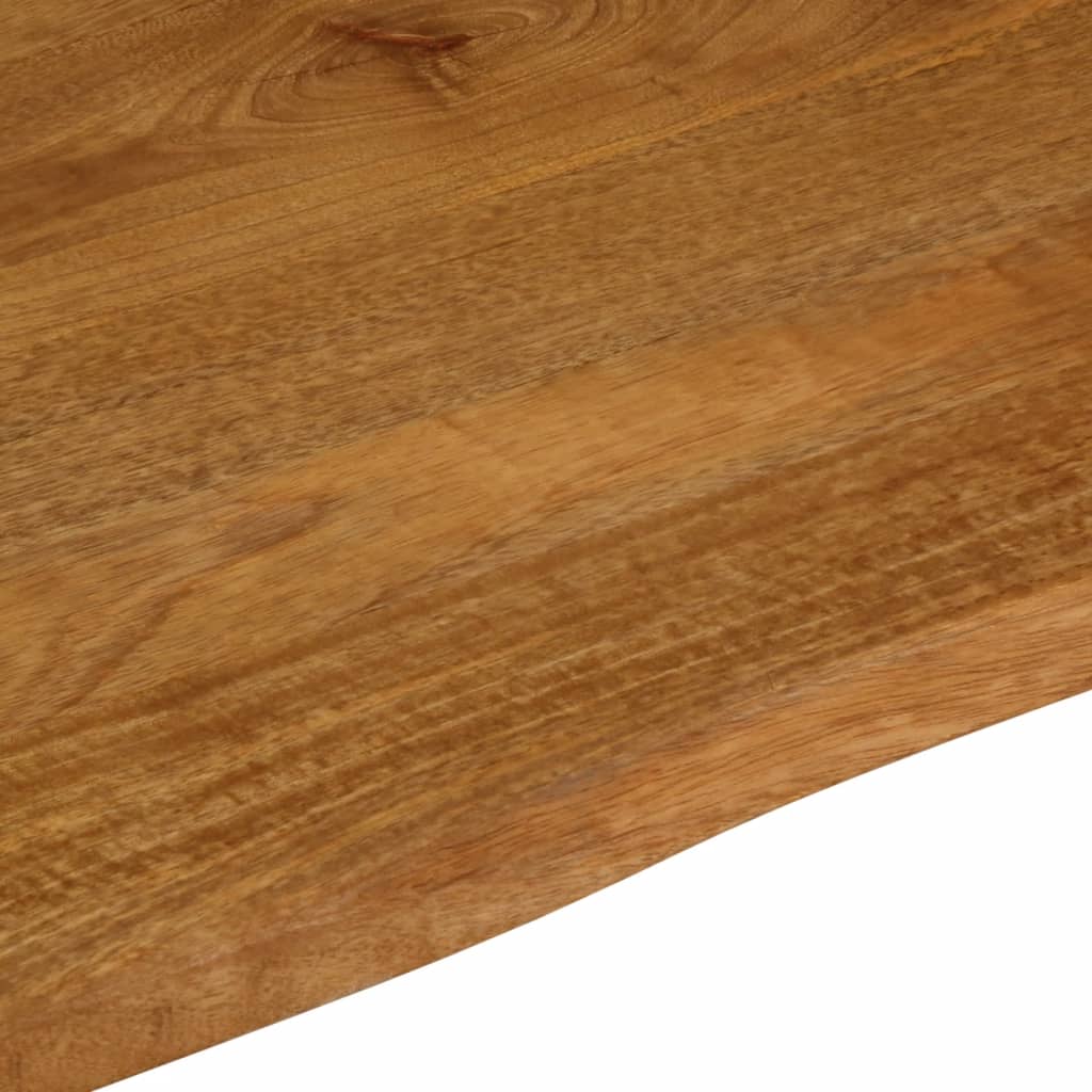 Tischplatte 40x40x2,5 cm Rechteckig Massivholz Akazie Baumkante
