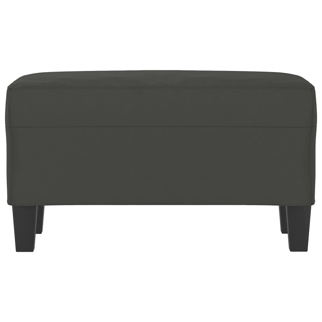 Sitzbank Hellgrau 70x35x41 cm Mikrofasergewebe