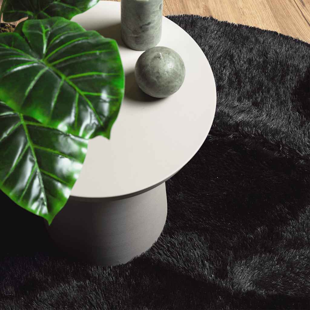 Teppich Shaggy Hochflor NAVARRA Beige 60x100 cm Polyester