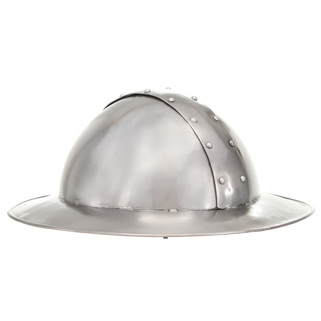 Preußische Pickelhaube Antik Replik für LARP Schwarz Stahl