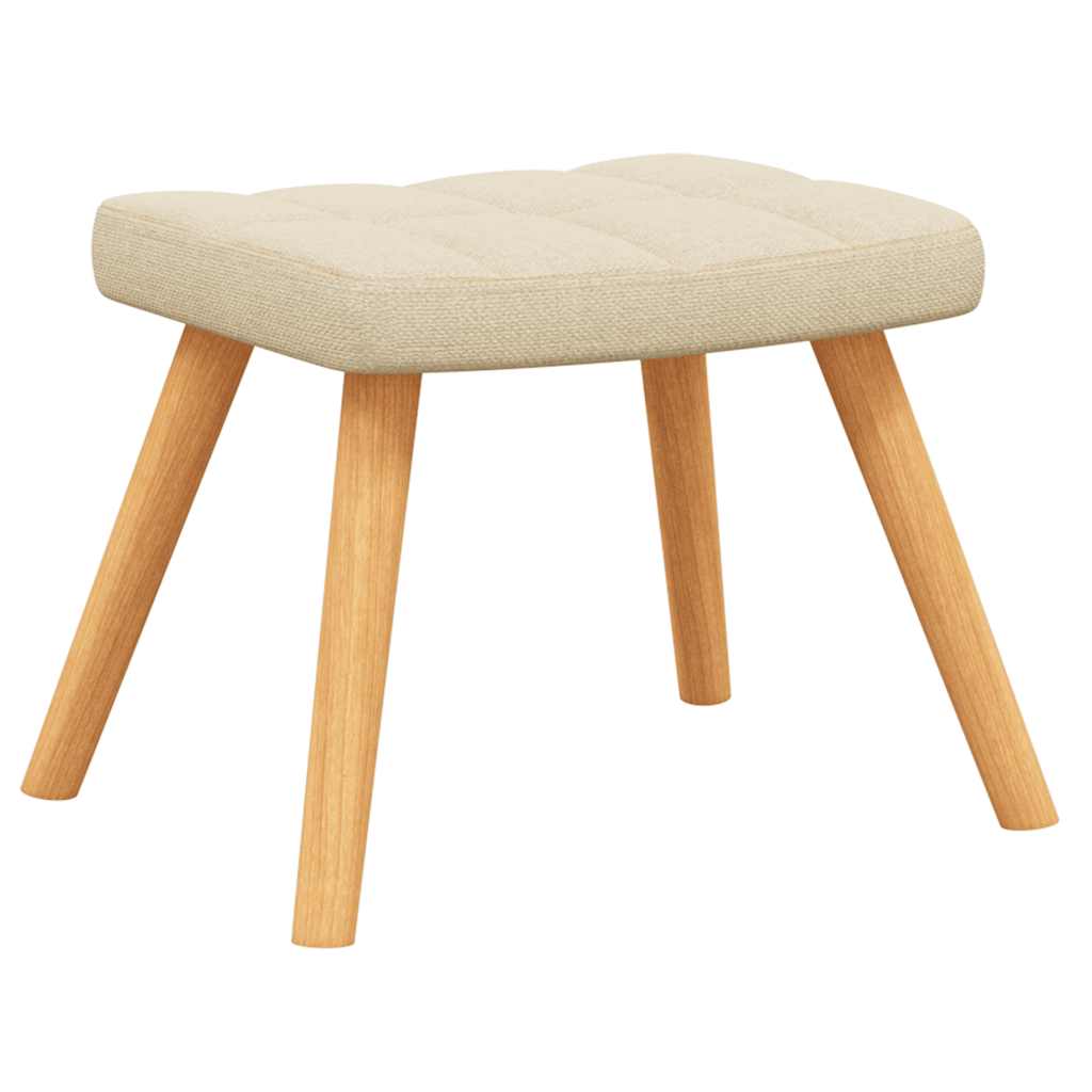 Schaukelstuhl Taupe Stoff