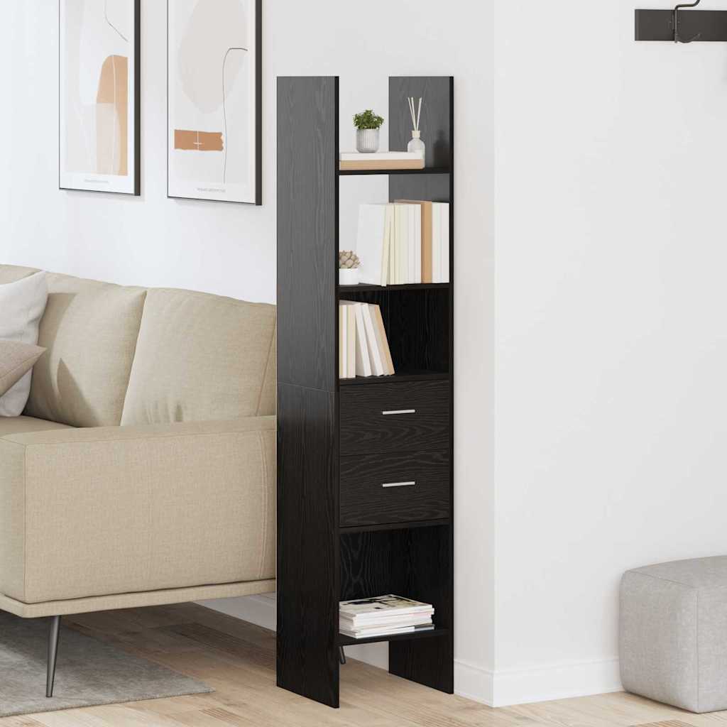 Bücherregal Weiß 40x35x180 cm Holzwerkstoff