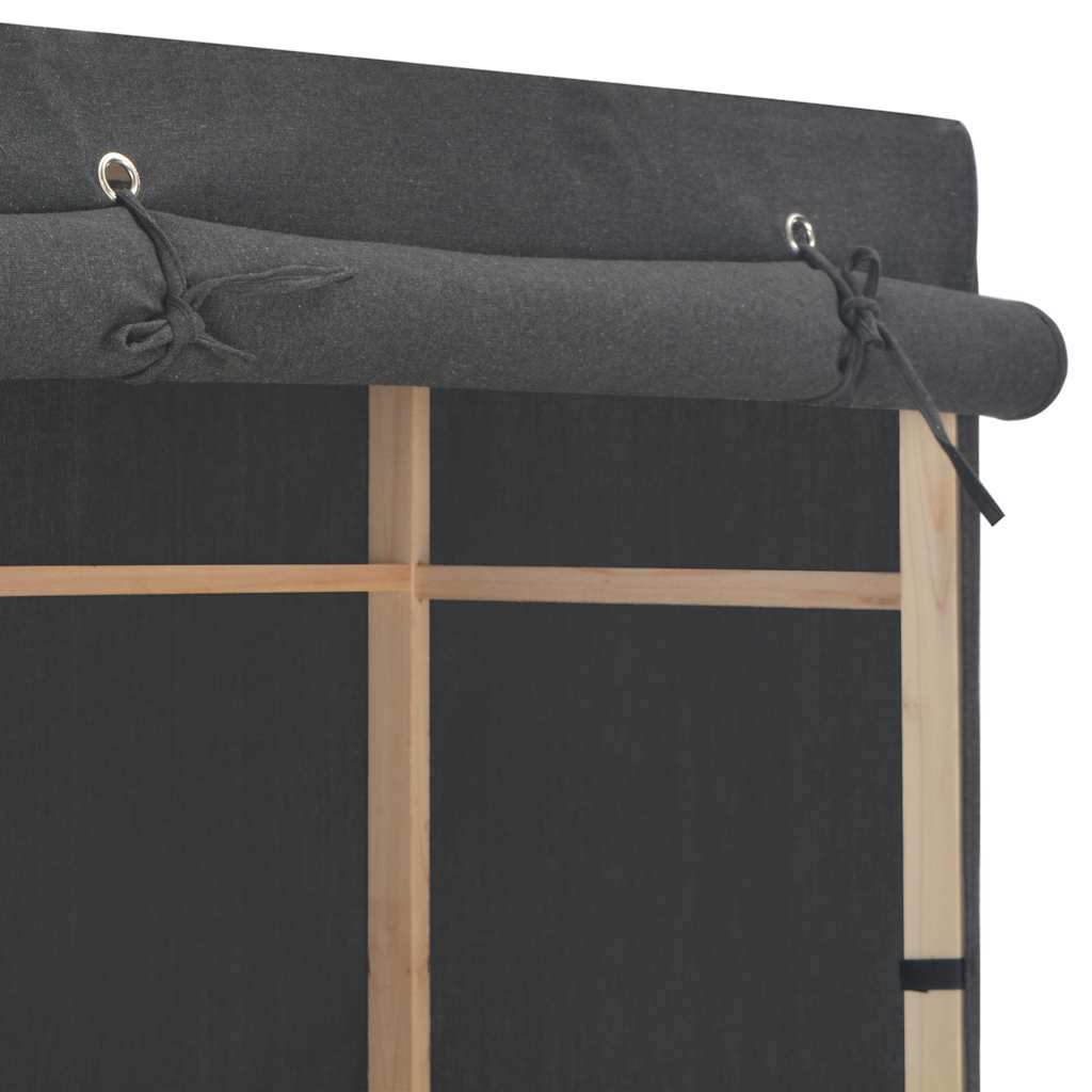 Kleiderschrank Weiß 79 x 40 x 170 cm Stoff