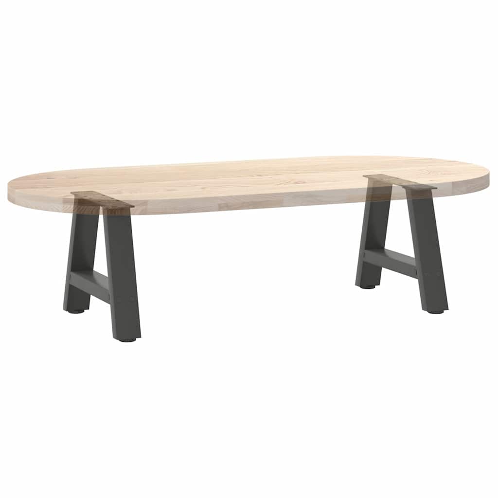 Couchtischbeine A-Form 2 Stk. 30x(30-31) cm Stahl
