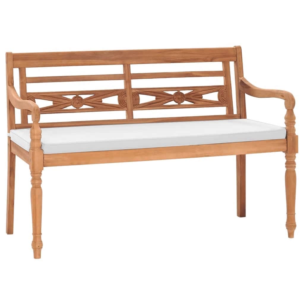 Batavia-Sitzbank 150 cm Massivholz Teak