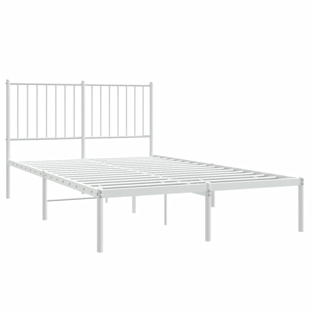 Bettgestell Metall Schwarz 75x190 cm
