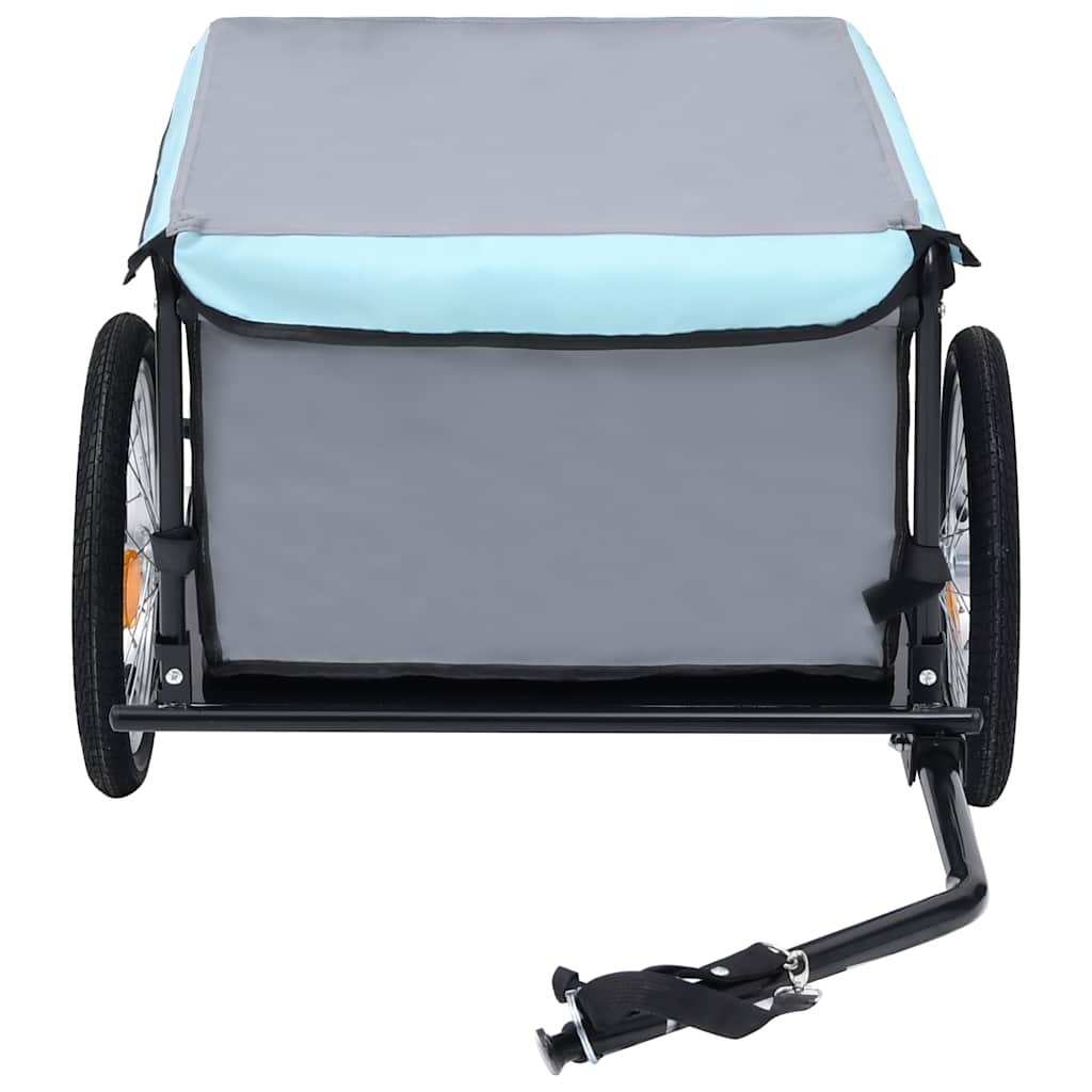 Fahrradanhänger Schwarz und Gelb 65 kg