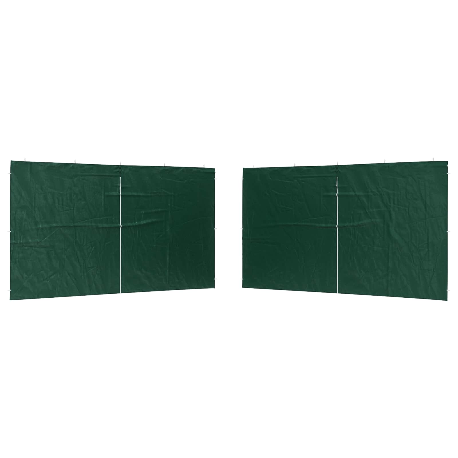 Party Zelt Seitenteil 2 pcs Rot 300 x 195 cm PE und Stahl