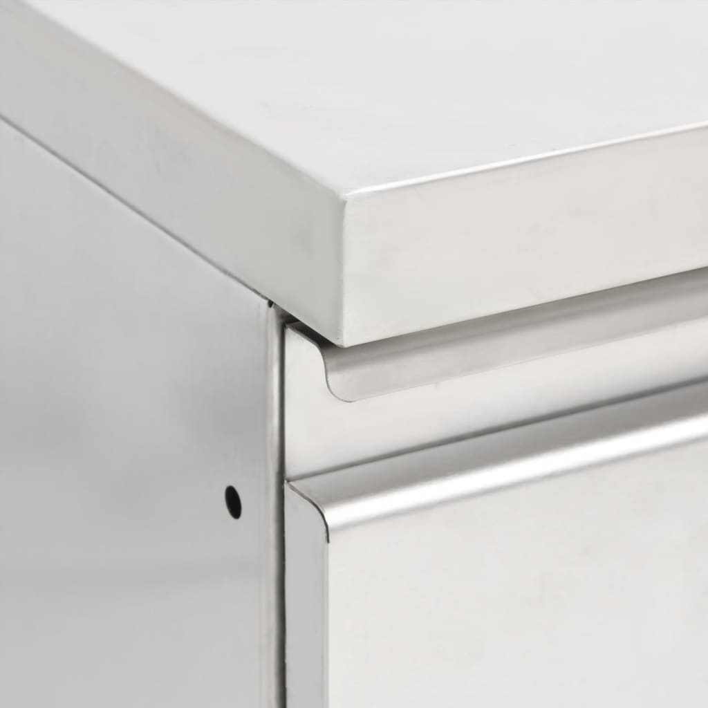 Gewerbe-Küchenschrank mit 2 Schubladen 50x60x96 cm