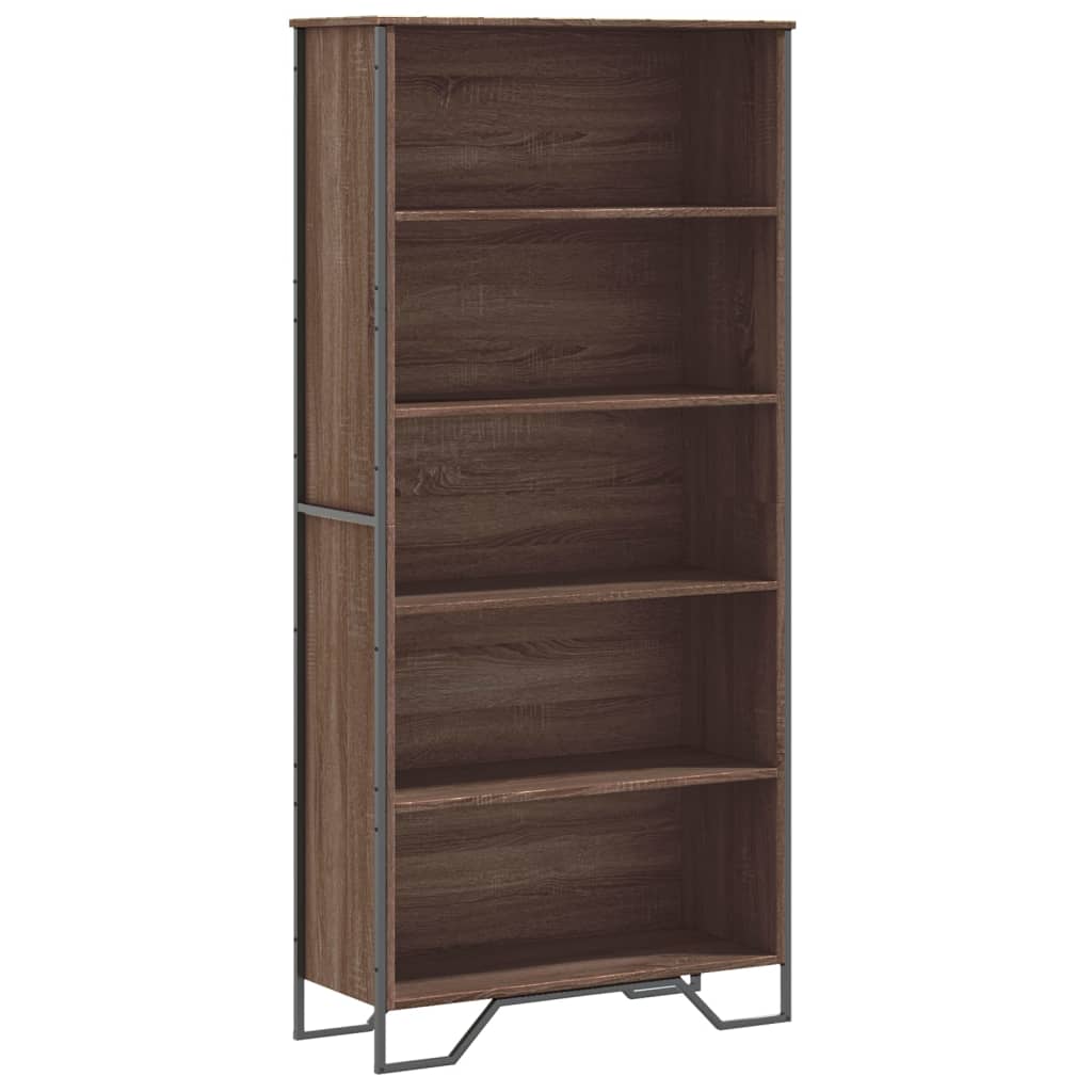 Bücherregal Schwarz 80x31x169 cm Holzwerkstoff