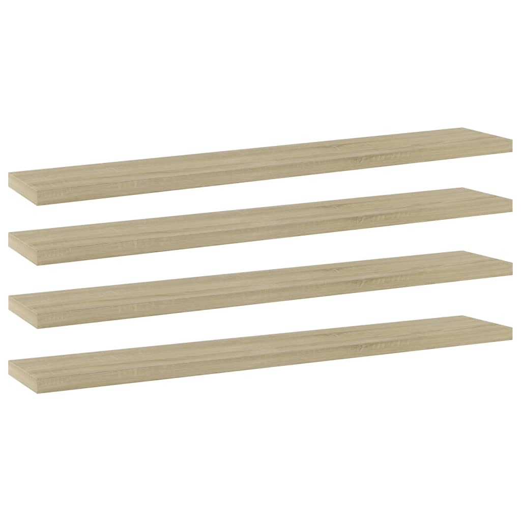 Bücherregal-Bretter 4 Stk. Weiß 40x10x1,5 cm Holzwerkstoff
