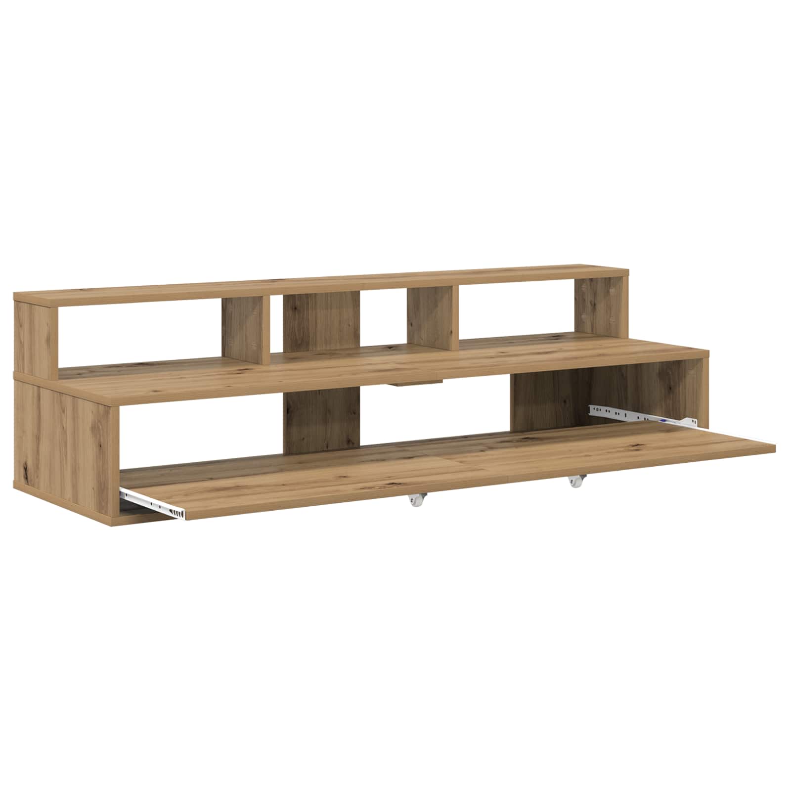 Studiotisch Weiß 152 x 42,5 x 36 cm Holzwerkstoff