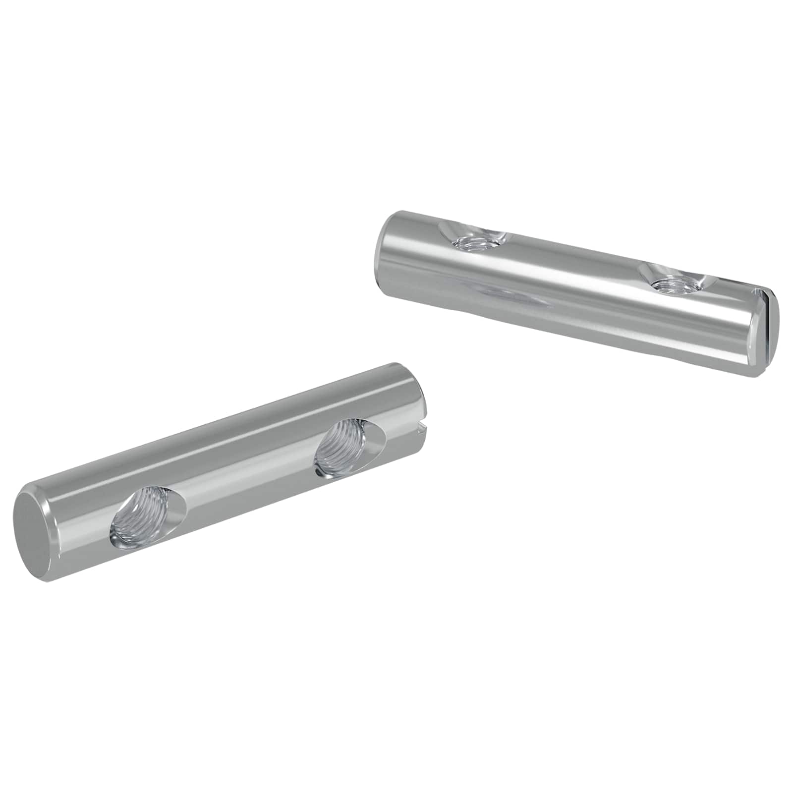 Mutter 2 pcs Zink-beschichtet 60 x 12 mm Eisen