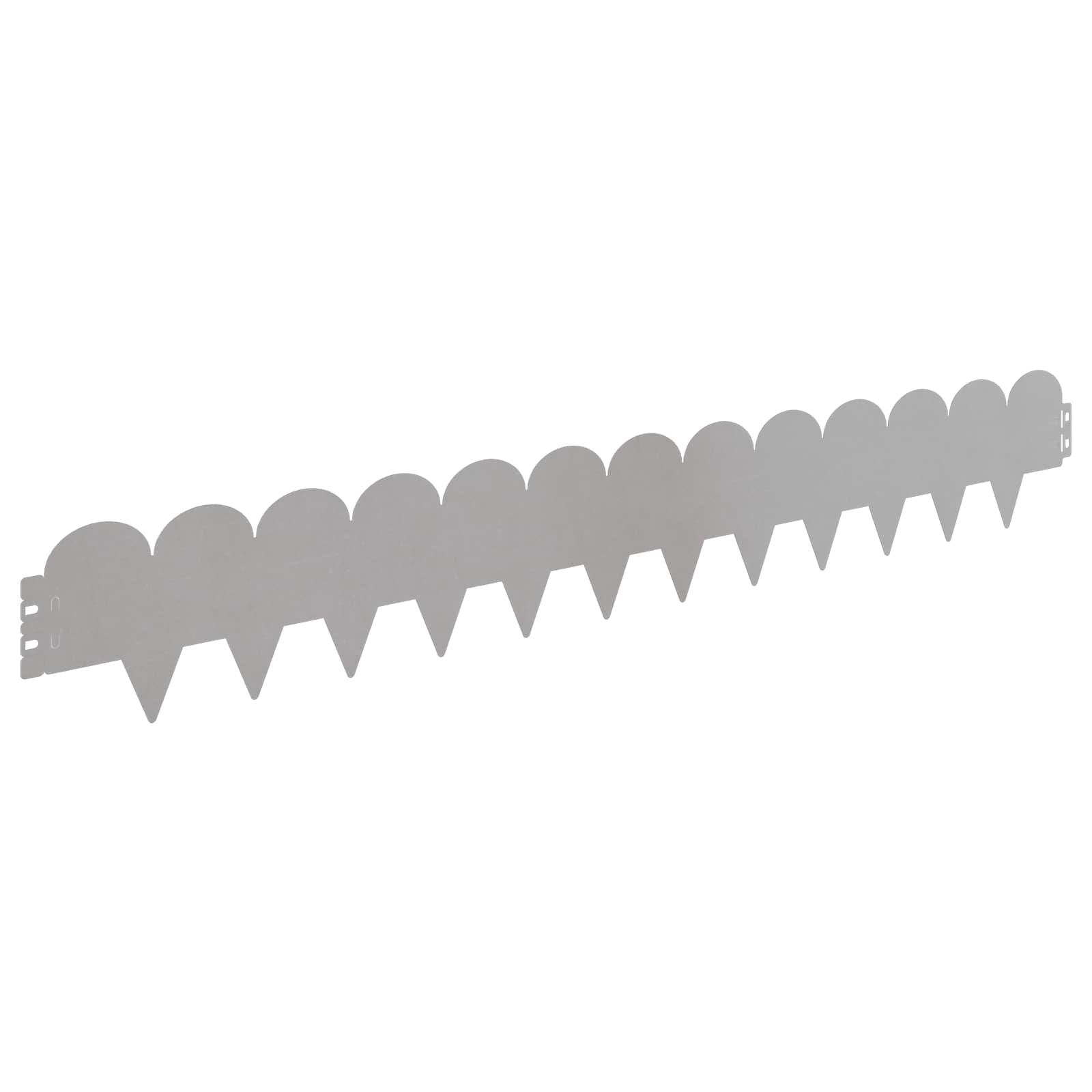 Raseneinfassung 10 pcs 103 x 15 cm Stahl Schwarz