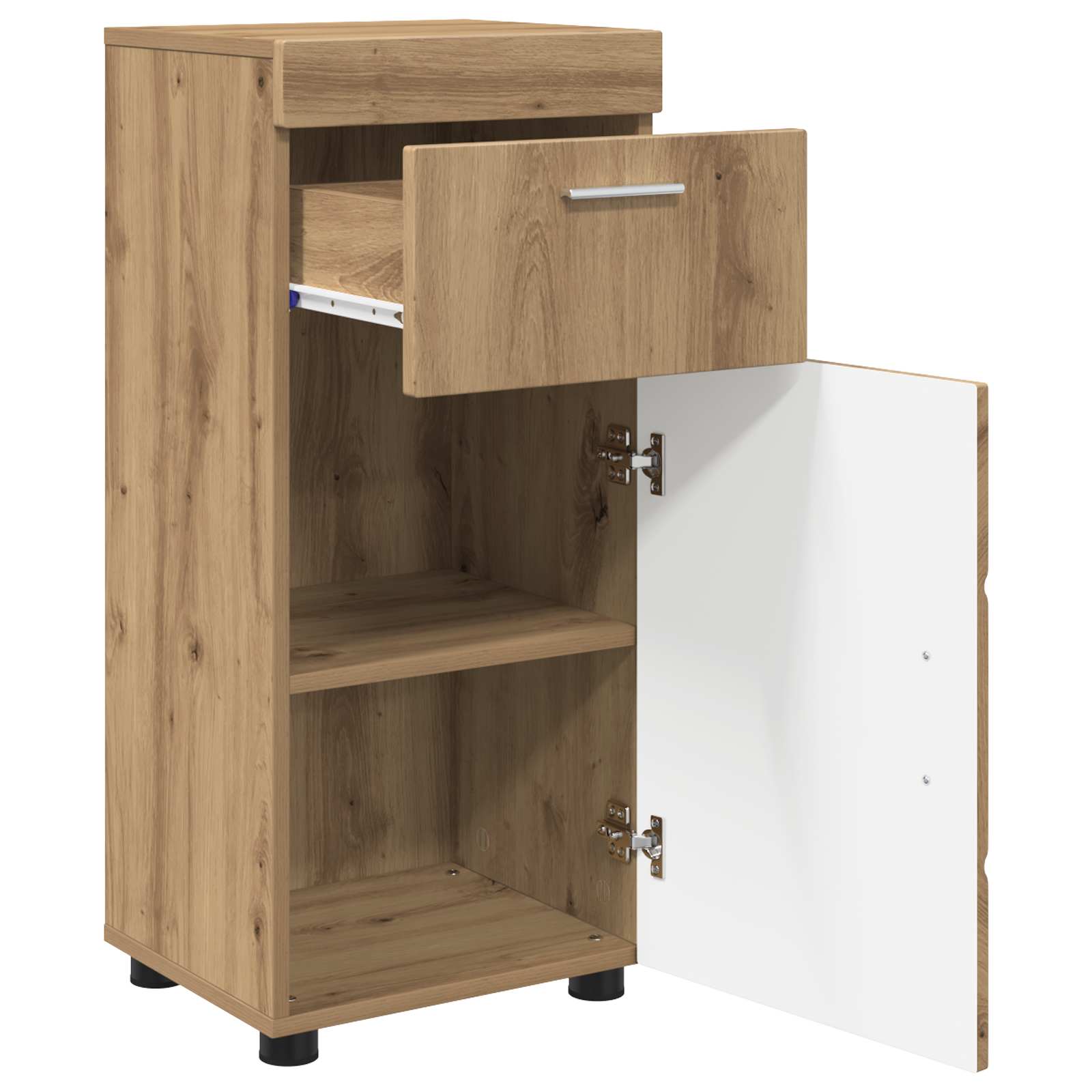 Badezimmermöbel-Set TULUM 2 pcs Weiß 60 x 34 x 63 cm
