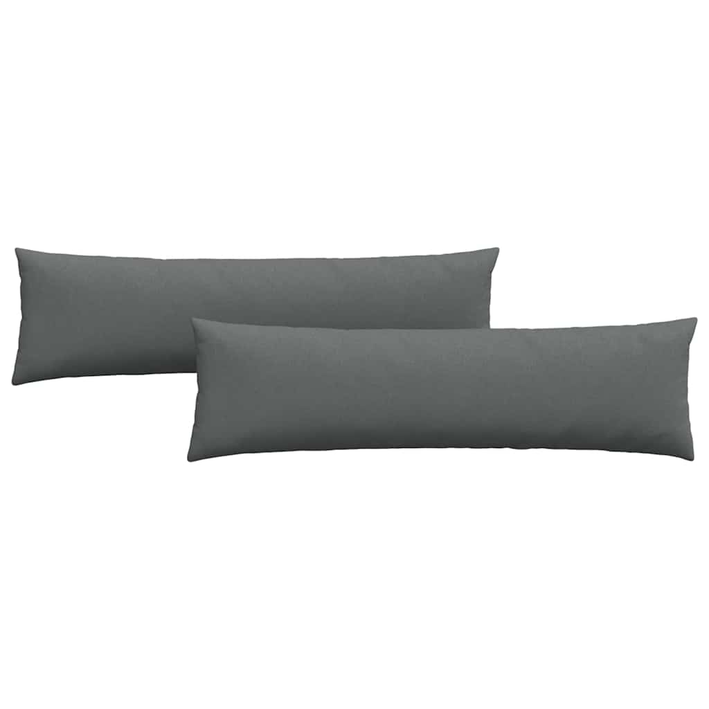 Sofakissen 2 pcs Hellgrau 50 x 30 cm Stoff