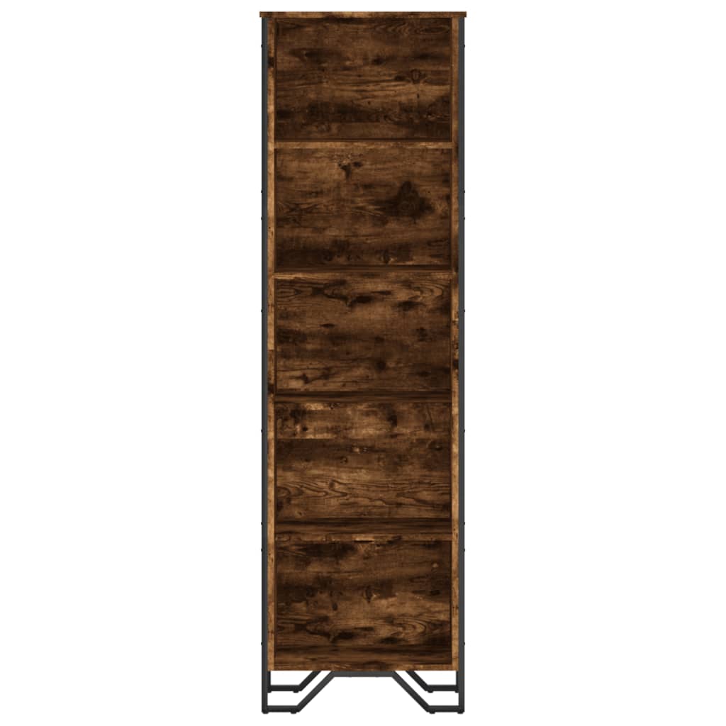 Bücherregal Schwarz 80x31x169 cm Holzwerkstoff