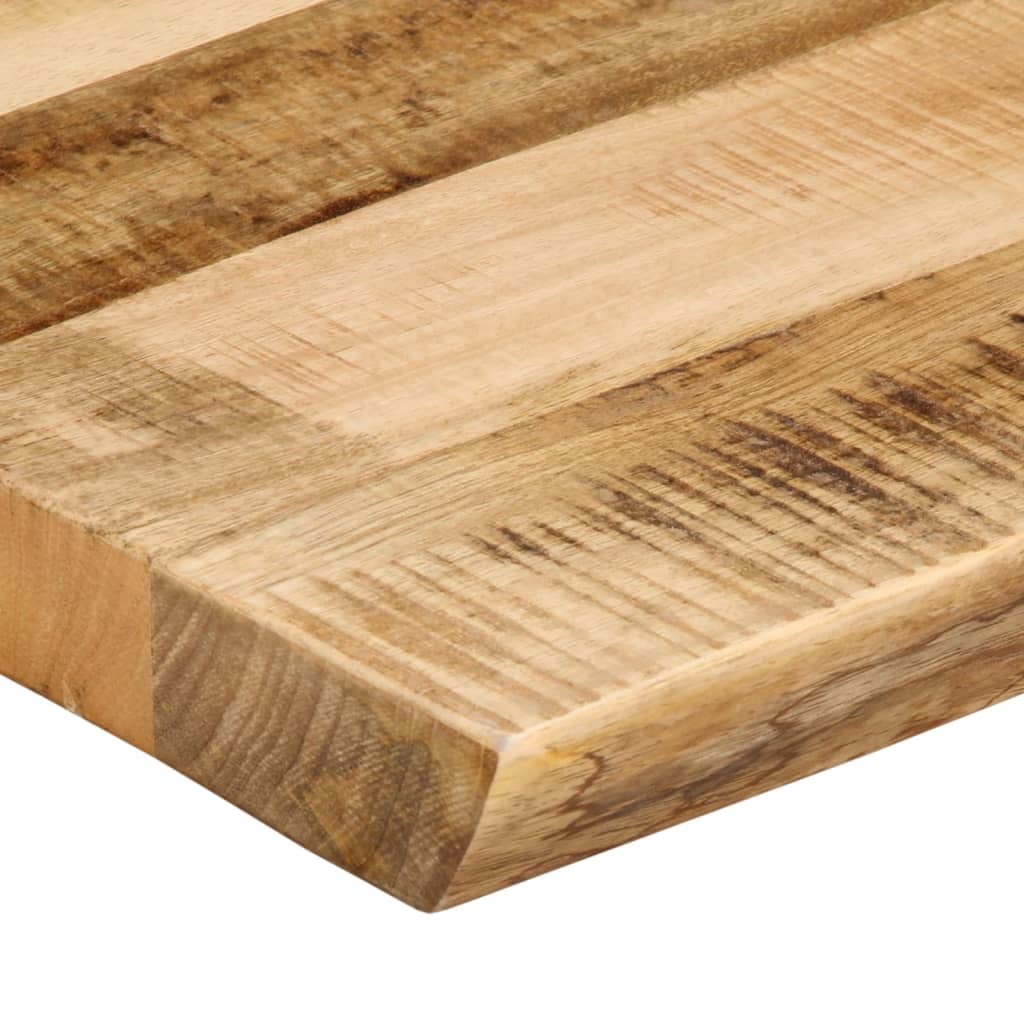 Tischplatte 40x40x2,5 cm Rechteckig Massivholz Akazie Baumkante