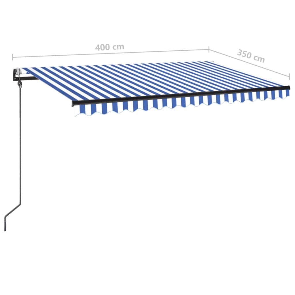 Markise Automatisch Einziehbar 350x250 cm Creme