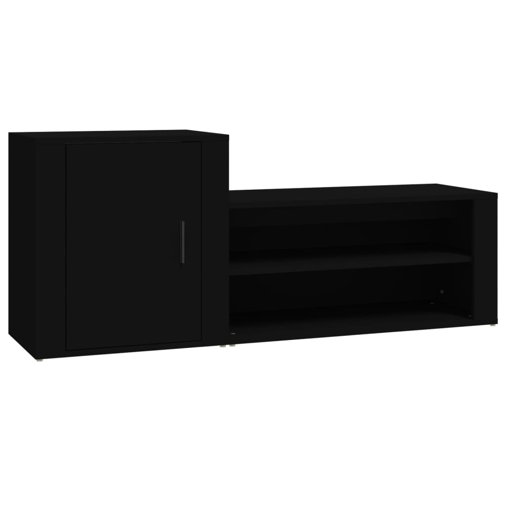 Schuhschrank Weiß 130x35x54 cm Holzwerkstoff
