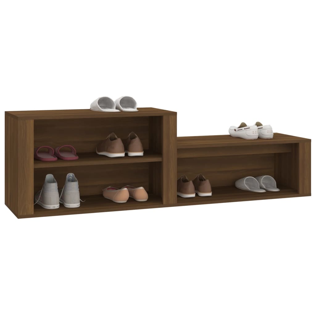 Schuhschrank Weiß 150x35x45 cm Holzwerkstoff