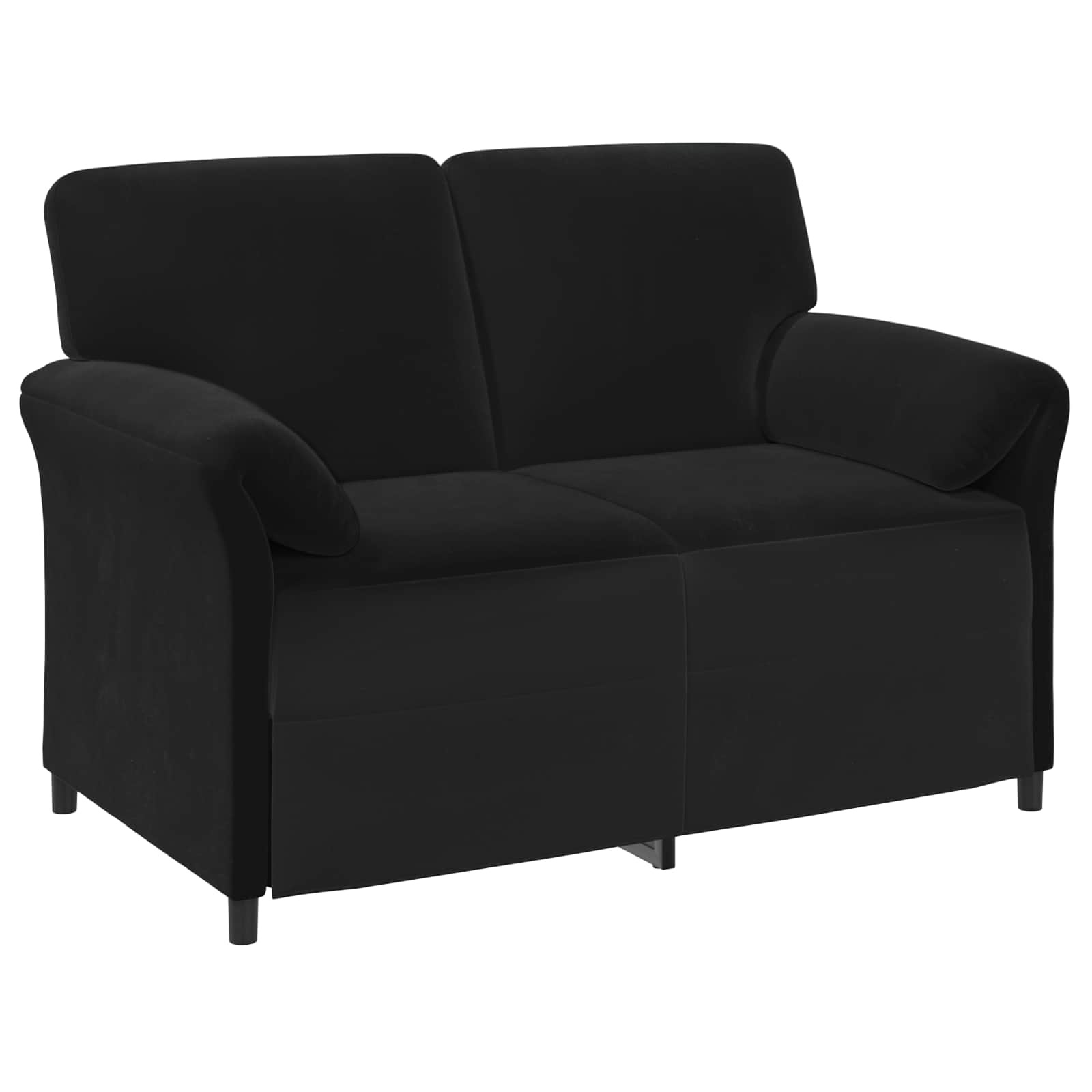 1-Sitzer Sofa Hellgrau 88 x 83 x 95 cm Samt