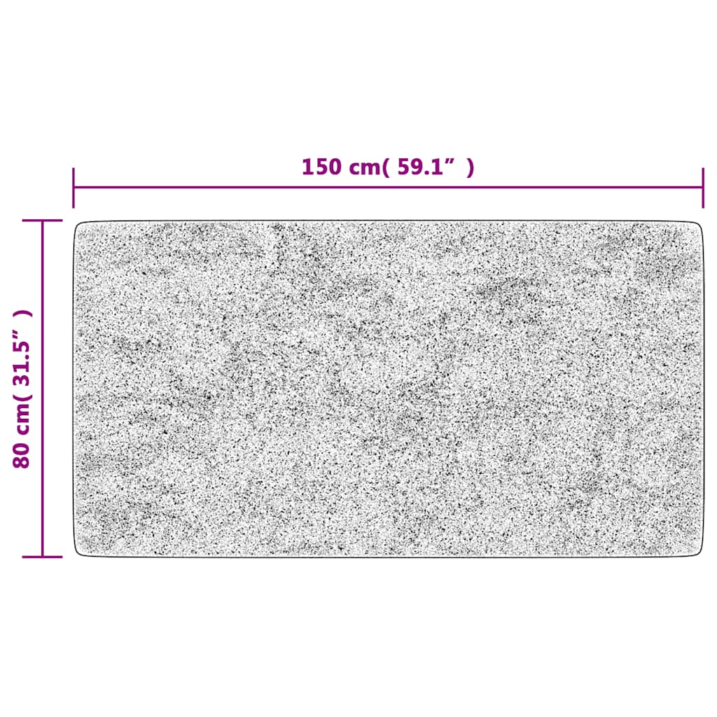 Teppich Waschbar Mehrfarbig 160x230 cm
