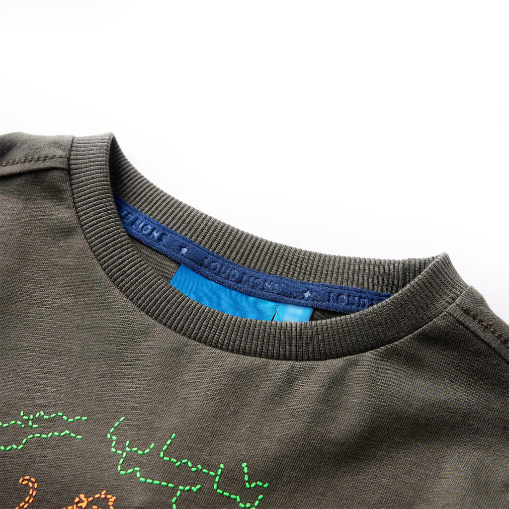 Kinder-Langarmshirt Marineblau 104
