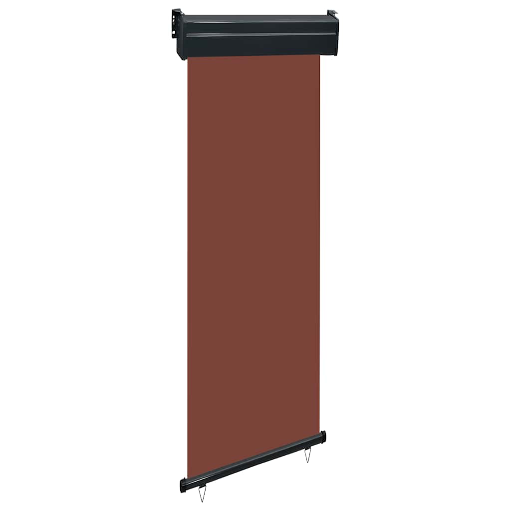 Balkon Seitenmarkise 60 x 250 cm 100% Polyester Eisen Stahl